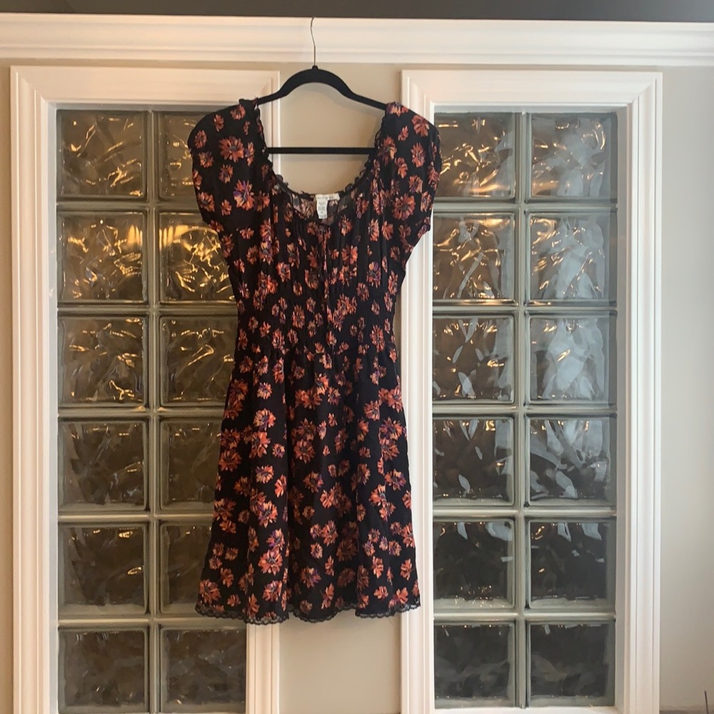 Black floral